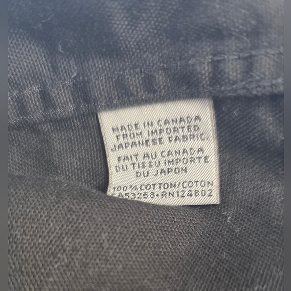 Naked And Famous Long Sleeve,  Button Down Black Cotton Shirt XL - Picture 6 of 9